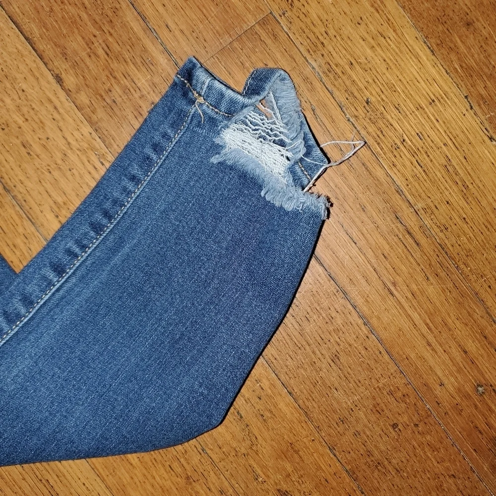 Flying Monkey Blue Skinny Jeans Distressed